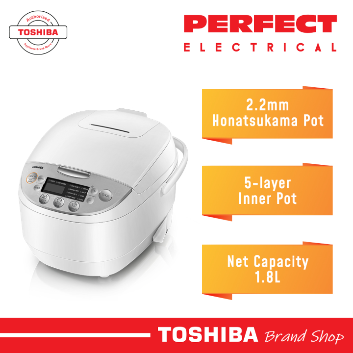 Toshiba 1.8L Electric Digital Rice Cooker RC18DH1NMY (Non Stick 5