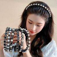 [hot]∈  Fashion Rhinestone Hair Hoop Non-Slip Wavy Teeth Comb Bands Bangs Hairstyle