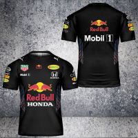 T SHIRT   Top Mens/Red Bull Honda Mobil1 Logo F1 Best Gift Print 3D T-shirt Size S-5XL