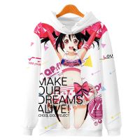 ¡Novedad de 2022! love live! Sudadera con capucha 3D para hombre y mujer, ropa de Anime japonés