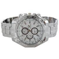 ORLANDO Luxury Mens Dress WATCH Multi Time Waterproof alloy Analog Quartz White