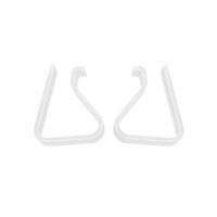 12 Pcs Home Party Clear Plastic 20mm-35mm Desk Table Cloth Clips