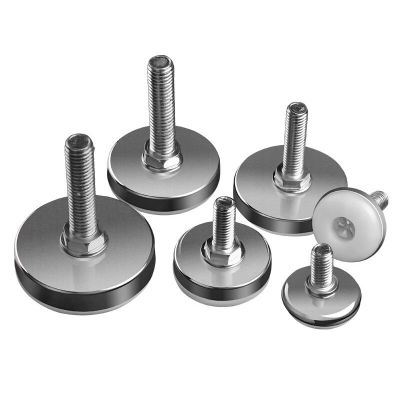 Stainless steel Adjustable Furniture Feet Nylon Base Levelers  for Sofa  Table  Chair  Cabinet  Workbench of Leveling feet Furniture Protectors Replac