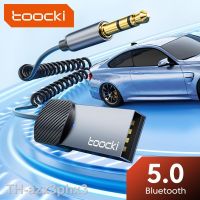 2023azx3phx3 Toocki ไร้สายบลูทูธ 5.0 อะแดปเตอร์ Aux สำหรับลำโพงรถยนต์เพลง Dongle USB 3.5 มม. แจ็ค แฮนด์ฟรีเครื่องรับสัญญาณ