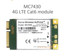 MC7430 4G Module FDD-TDD LTE CAT6 HSPA+ GNSS WWAN Card USB 3.0 MBIM interface PCIe mini 4G Card