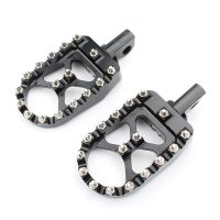 Motorcycle Wide Foot Peg MX Offroad Foot Pegs 360° Roating Style For Sportster 883 Fatboy Bobber Motorcycle Accessories