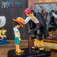 โมเดล ฟิกเกอร์ ลายการ์ตูน One Piece Childhood Luffy Shanks gives Straw Hat Romance Dawn Arc.