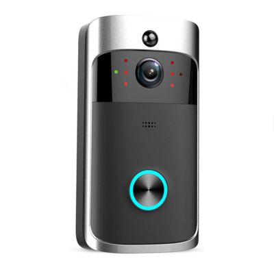 สมาร์ทไวฟายแบบไร้สาย Doorbell กล้องวีดีโอ Bell Intercom ความปลอดภัยในบ้าน M7 V5 720P ปลอดภัยไร้สายกล้องกริ่งประตู Wifi