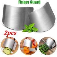 [PANDHYS] 2Pcs S304 Stainless Steel Cut Vegetable Hand Guard Protective Finger Cot Guardian Kitchen