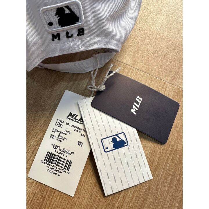 หมวกแก๊ป-แบรนด์-mlb-แท้-mlb-authentic-cap