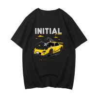 Car Jdm Initial D T Shirt Men Loose Drift Clothing Prints Arrival High Gildan