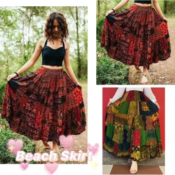 Bohemian shop skirt lazada