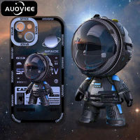 AUOVIEE นักบินอวกาศ IPhone Case สำหรับ iPhone ใสซิลิโคนอ่อนนุ่มกันกระแทกกันชน Max XS X XR 7 8 Plus SE 2020น่ารักกันชนปกหลัง