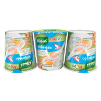 KNORR คนอร์ คัพโจ๊ก แบบถ้วย รสกุ้งปูอัด 35 กรัม X 3 ถ้วย