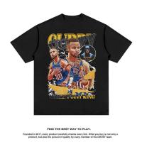 การออกแบบเดิมผ้าฝ้าย 100%COTTONเสื้อยืดแขนสั้น สกรีนลาย Stephen Curry size S-5XL