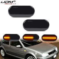 2pieces Led Dynamic Side Marker Turn Signal Light For Volkswagen VW Bora Golf 3 4 Passat 3BG Polo SB6 SEAT Ibiza Leon Skoda FordSignal Light Assemblie