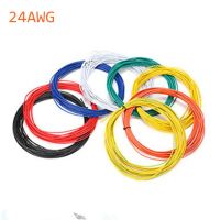 24awg ลวด5เมตร1.4มม. สายเคเบิลอิเล็กทรอนิกส์ Pvc การรับรอง Ul