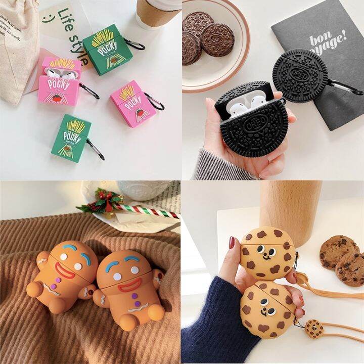 3d-strawberry-pocky-cookies-wireless-bluetooth-headset-silicone-cover-for-airpods-1-2-pro-earphone-protective-anti-drop-cases