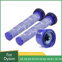 ที่กรองหลังแผ่นกรอง Hepa สำหรับ V6 Dyson DC58 DC59 DC62 DC61 DC74อะไหล่อะไหล่อะไหล่เครื่องดูดฝุ่นเครื่องกรองอากาศด้านหลังหน้า