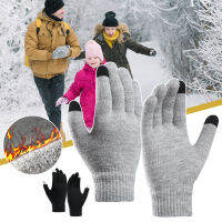 LF Free Ship Winter Warm Knitted Gloves for Men and Women Full Finger Gloves Thermal Windproof Gloves Touch Screen Gloves Outdoor Cycling