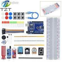 ☇สตาร์ทเตอร์สำหรับ Uno Breadboard พื้นฐานอุปกรณ์สำหรับการเรียนรู้ง่ายเสียง/ระดับน้ำ/ความชื้น/การควบคุมการตรวจจับระยะทาง