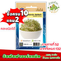 (ซื้อ10แถม2) เมล็ดพันธุ์ อัลฟัลฟ่า ออร์แกนิค organic alfalfa ประมาณ 2,000เมล็ด เจียไต๋ เมล็ดพันธุ์พืช เมล็ดพันธุ์ผัก เมล็ดผัก เม็ดผัก ผักสวนครัว