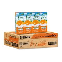 โปรว้าวส่งฟรี! ไอวี่ นมเปรี้ยว รสส้ม 180 มล.x 48 กล่อง Ivy UHT Drinking Yoghurt Orange Flavoured 180 ml x 48 Boxes Free Delivery(Get coupon) โปรโมชันนม ราคารวมส่งถูกที่สุด มีเก็บเงินปลายทาง