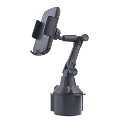 360 Degree SUV Truck Car Cup Holder Mobile Phone Mount Adjustable Angle Stand Cradle for iPhone Samsung 3.5-6.7 Cellphones