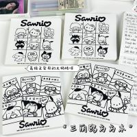 ☽☇✘ Sanrio Kawaii Pachacco Thickened Notebook Student Notepad Ins Wind High Face Value Nine Palace Grid Square Book Diary Hand Book