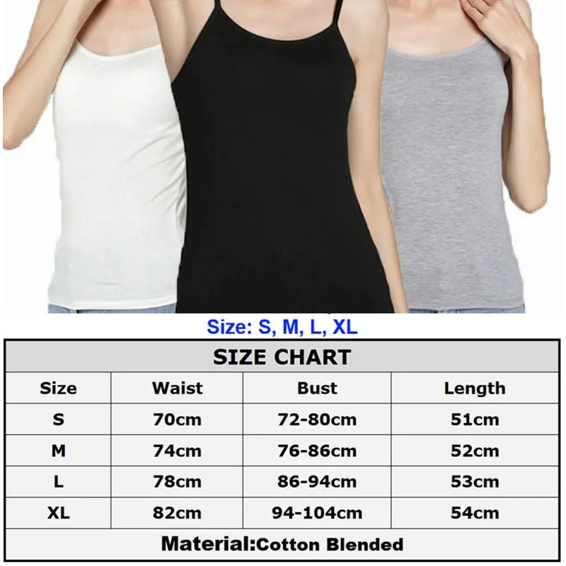 6 Colors Padded Bra Tank Top Solid Adjustable Strap Tank Tops Women  Underwear Camisole with Built