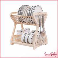 Sweet Belly  ชั้นวางจานอเนกประสงค์ ชั้นวางจาน พลาสติก ย้ายง่าย Drain bowl rack สปอตสินค้า