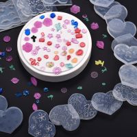 【CW】 1pc Mini Silicone Mold 3D Moon Stars Shell Sea Snail Resin Charms Mold ForJewelry Making Mold Nail Art Decororation