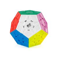 Qiyi Megaminx 3x3 Cube ลูกบาศก์แกะสลัก ไร้สติกเกอร์ 3x3x3 ลูกบาศก์ความเร็ว ทรงแปดเหลี่ยม Dodecahedron (Qiheng S)