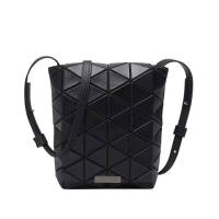 [BAOBAOIssey Miyake] issey Miyake Japanese  new womens bag geometric camera bag Portable Single Shoulder Messenger Bag rhombic lattice flip brig
