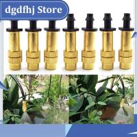 Dgdfhj Shop 10pcs 4/7 Tube Copper Spray Nozzle Fogger Watering Irrigation Misting Cooling Brass Sprinkler for Gardening System