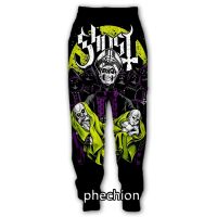 Phechion New Mens/Womens Ghost Band 3D Printed Casual Pants Fashion Street Wear Mens Loose Sweatpants F235