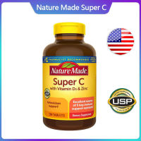 (EXP.08/2024)Nature Made Super C with Vitamin D3 and Zinc 200 Tablets