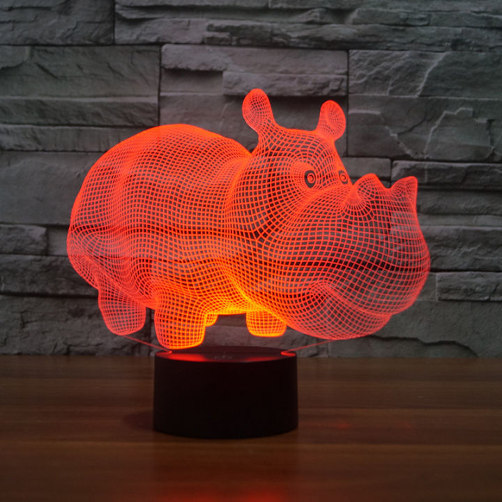 nighdn-hippo-led-night-light-สำหรับเด็ก3d-illusion-lamp-room-decor-7สีเปลี่ยน-nightlight-ของขวัญเด็ก-boys-girls