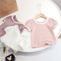 Fashion IENENS Kids Fashion Baby Cotton Clothing Girls T-shirt Tops Shirt Polo Casual Clothes Blouse Girl Tee Shirts Infant Toddler Children Wears 1 2 3 4 5 6 Years