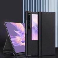 Fanadd Shop เคสมีขาตั้งโทรศัพท์,สำหรับ Huawei Mate Xs 2ผิวผิวสัมผัสผิวลิ้นจี่