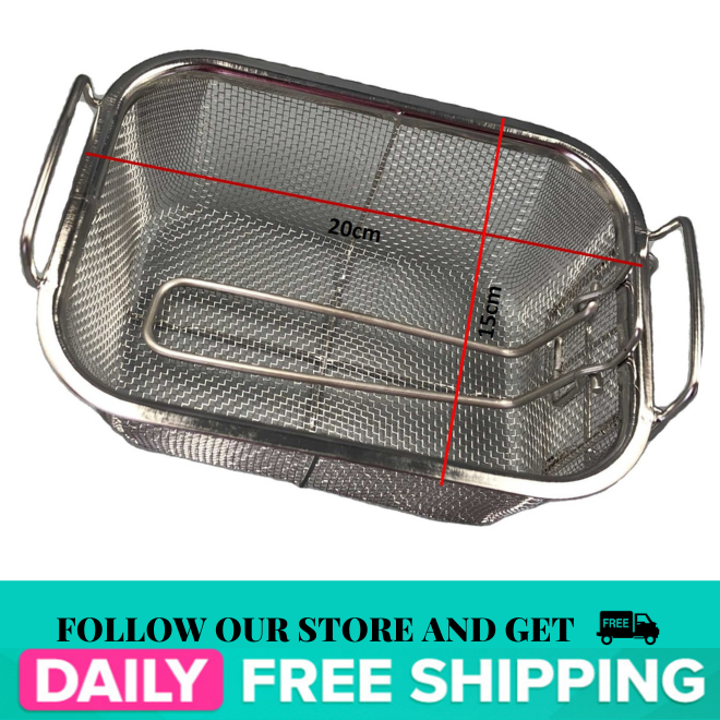 French Fries Chicken Fried Basket Stainless Steel Fish Fried Draining