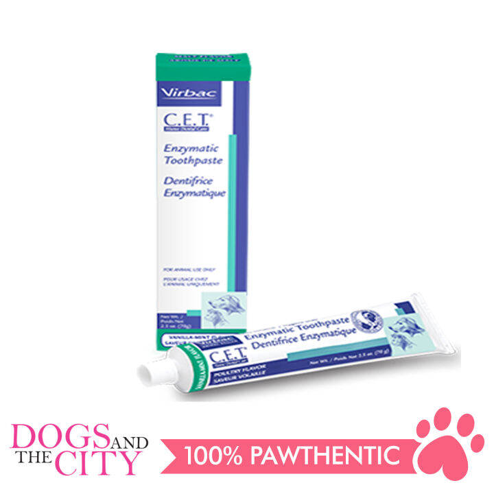 Virbac Enzymatic Toothpaste Vanilla Mint Flavor for Dogs and Cats