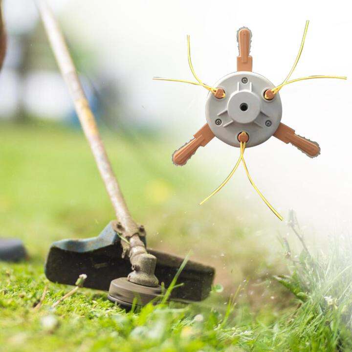 Fenteer Grass Trimmer Blade Head Rotary Weeds Brush Cutter 23cmx23cm