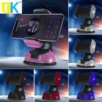 ▤◐ HKGK Luxury Rhinestone Bling Crystal Car Cell Phone Mount Girls Universal Holder for Dashboard Windshield and Air Vent