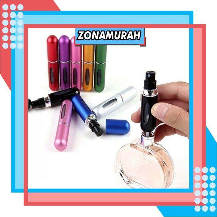 ⭐ ZonaMurah ⭐ R607 BOTOL PARFUM REFILL MINI PORTABLE UKURAN 5 ML/ BOTOL ...