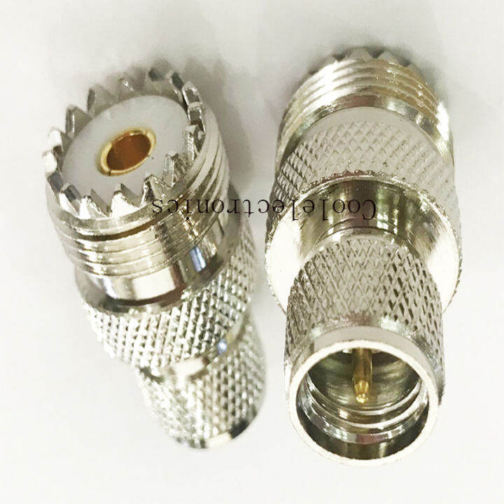 2pcs-uhf-so239-female-jack-to-mini-uhf-male-plug-rf-coaxial-adapter-connector