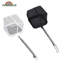 Aquarium Square Fishing Net With Suction Cup Extendable 21-46cm Long Handle Fishing Gear For Catching Fish Shrimp