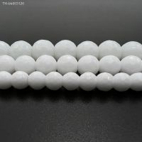 ❦●┋ Faceted White Onyx Agat Beads Natural Stone Beads For Jewelry Making Bracelet DIY 4 6 8 10 12 mm Strand Natural 15