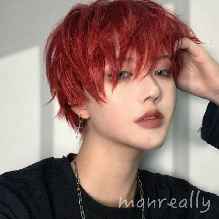ailiade-fashion-12-quot-short-straight-with-bangs-male-boy-synthetic-red-wigs-for-women-men-cosplay-anime-costume-daily-party-wig