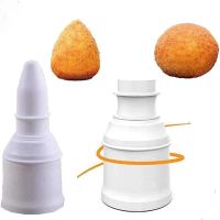 เครื่องทำ Arancini เครื่องทำซูชิข้าวปั้นเบนโตะแบบทำมือ,แม่พิมพ์พลาสติกอาหารอิตาเลียนพิมพ์ลูกบอลเนื้ออุปกรณ์ในครัว